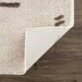 thumbnail image 4 of BoutiqueRugs Azriel Contemporary Area Rug - Machine Washable - Peach, Dark Brown - 7'10" x 10', 4 of 11