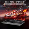 thumbnail image 5 of 15.6" FHD Business-Gaming-Laptop 6-Cores AMD Ryzen 5 6600H(Up to 4.5 GHz) 660M GPU 32GB DDR5 2TB SSD Laptop-Computer with 100W Type-C Backlit Keyboard Fingerprint-Gray, 5 of 6