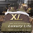 thumbnail image 3 of Home Bedding Cover Set Luxury Pattern Duvet Cover Quilt Cover Set Bed Gift Designable,Full (80"x90"), 3 of 5