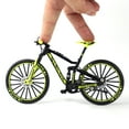 thumbnail image 4 of Jinsinto mini Modèle Réduit de Bicyclette en Alliage 1:10 Ornement de Simulation de Bureau Vélo de Montagne pour Doigts Jouet, Rouge, 4 of 4