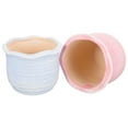 thumbnail image 4 of Worgeous  2 Pcs Ceramic Flowerpot Succulent Planters Pots for Plants Office, 4 of 8