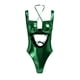 thumbnail image 2 of Gibobby Trajes de Natación para Mujer 2024 Traje de baño metálico de 2 piezas para mujer, conjunto de bikini con cordón triangular y falda de playa(Verde,CH), 2 of 5