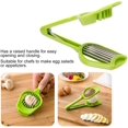 thumbnail image 2 of Cortadora de huevos, cortadora de huevos de mano, divisor de kiwi y setas, herramienta para cortar verduras y frutas, utensilios de cocina, 2 of 4