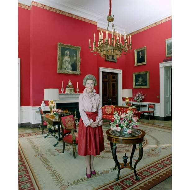 red room white house painting