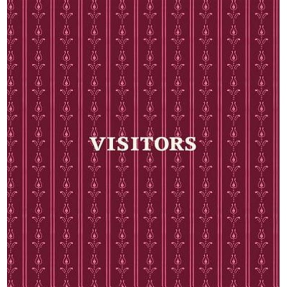 Pre-Owned Visitors Book, Guest Book, Visitor Record Book, Guest Sign in Book, Visitor Guest Book: HARD COVER Visitor guest book for clubs and societies, events, (Hardcover)