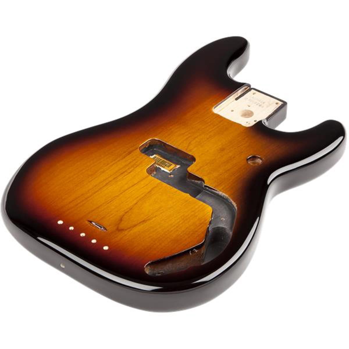 Fender Precision Bass Alder Body with Vintage Bridge Mount, Brown Sunburst