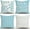 Blue, variant on Throw Pillow Covers 18x18 Inch,Pillow Covers 18x18,Squar Pillow Covers Set of 4 Boho Modern Farmhouse Neutral Decorative Pillowcases Linen Cushion Case for Couch, Bed, Home Decor