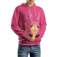 thumbnail image 6 of Bob's Burgers Louise Hoodie Casual Coat for Men Women Hooded Sweatshirt Soft Lightweight Sweater Tops XL, 6 of 8