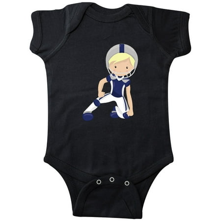 

Inktastic Rugby Cute Boy Blond Hair American Football Gift Baby Boy Bodysuit