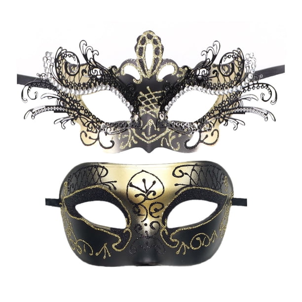 Máscara de maquillaje para carnaval, para hombres y mujeres, máscara romana de carnaval, máscara de metal de hierro para actuación, máscara de maquillaje para fiesta, máscara estilo pareja para hombre
