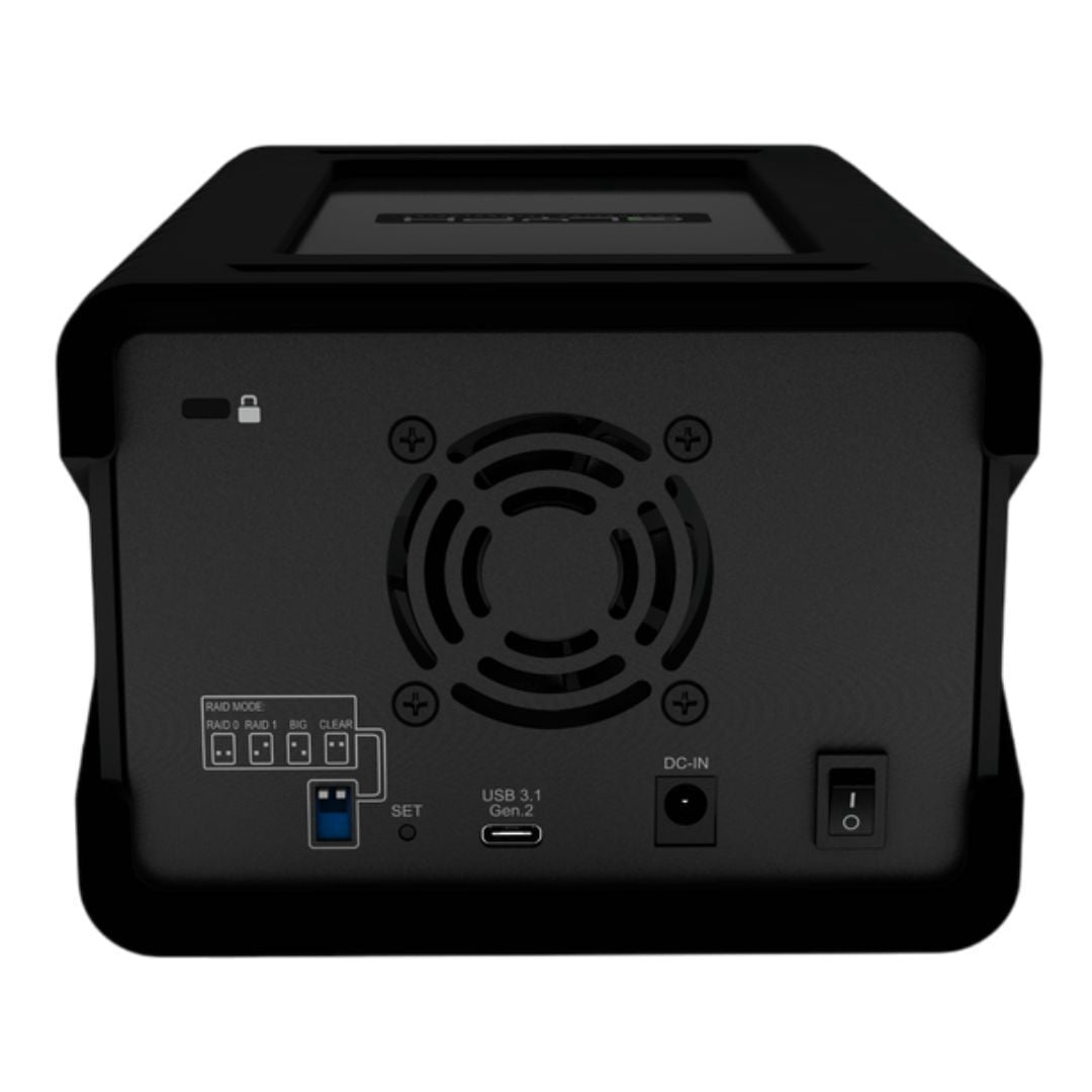 Glyph Technologies 16TB Blackbox PRO RAID 2-Bay RAID Array | 2 x 8TB, USB-C 3.2 Gen 2