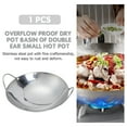 thumbnail image 5 of Toyvian 9-Inch Round Bottom Stainless Steel Cooking Pot 1 Piece Kitchen Saucepan, 5 of 6
