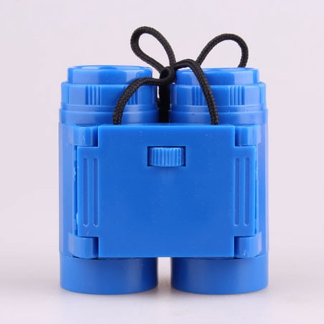 Maoww Telescope Kid Portable foldable High Goods Watching Concert Game Resolution Strap Children Binocular 2.5x Magnification Binoculars Toy Aids Blue