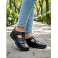 thumbnail image 3 of Huarache en Piel Borrego Mujer | Comodidad Casual | Piel Genuina | Suela Antiderrapante |, 3 of 5