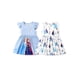thumbnail image 1 of Vestidos para niñas pequeñas Disney Frozen Elsa&Anna, paquete de 2 unidades, 4-5T, 1 of 7