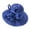 Navy, variant on CHENge Women's Layered Organza Hat, Ladies' Formal Wedding Tea Party Wide Brim Sun Hat