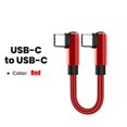 thumbnail image 3 of Cable de datos corto con codo de 90°, 66 W, USB C a tipo C, cable de carga rápida para iPhone 15, 16, Samsung, Xiaomi, OPPO, batería recargable, 3 of 5