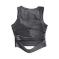 thumbnail image 4 of Bobifish Girls Tank Crew Neck Sleeveless Ribbed Padded Undershirts Daily Athletic Casual Soft Stretchy Lightweight Tank Tops, 4 of 4