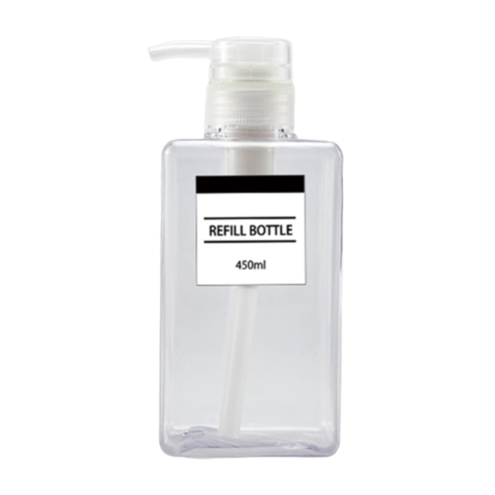 Pnellth 450ml Empty Shampoo Lotion Shower Gel Pump Bottle Dispenser