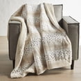 thumbnail image 1 of Better Homes Faux Fur and Sherpa Throw Blanket, 50x60 Inches, Deer, 1 of 1