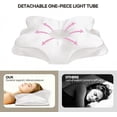 thumbnail image 5 of Poalid 2 Pack Ergonomic Memory Foam Contour Pillow for Neck Pain Relief, Cervical Orthopedic Bed Pillow with Silky Satin Fabric Cover for Side, Back and Stomach Sleepers, 5 of 10