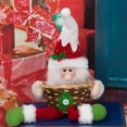 thumbnail image 2 of Adornos navideños: caramelos Adorno navideño de escritorio Caramelos Piernas largas Papá Noel Muñeco de nieve Caramelos grandes, 2 of 3