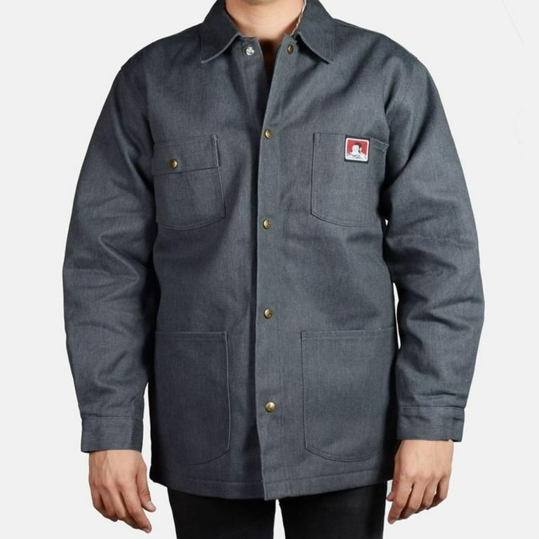 Ben Davis Men's Original Chore Coat, Snap Front, Durable Heavy