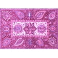 thumbnail image 1 of Ahgly Company Indoor Rectangle Abstract Purple Modern Area Rugs, 5' x 8', 1 of 4