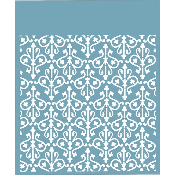 FineArt Abstract Stencils for Mixed Media, Wall Painting, Art and Craft, Home Decor, DIY Craft, Card Making and Fabric Painting, Size 6X6 Inch