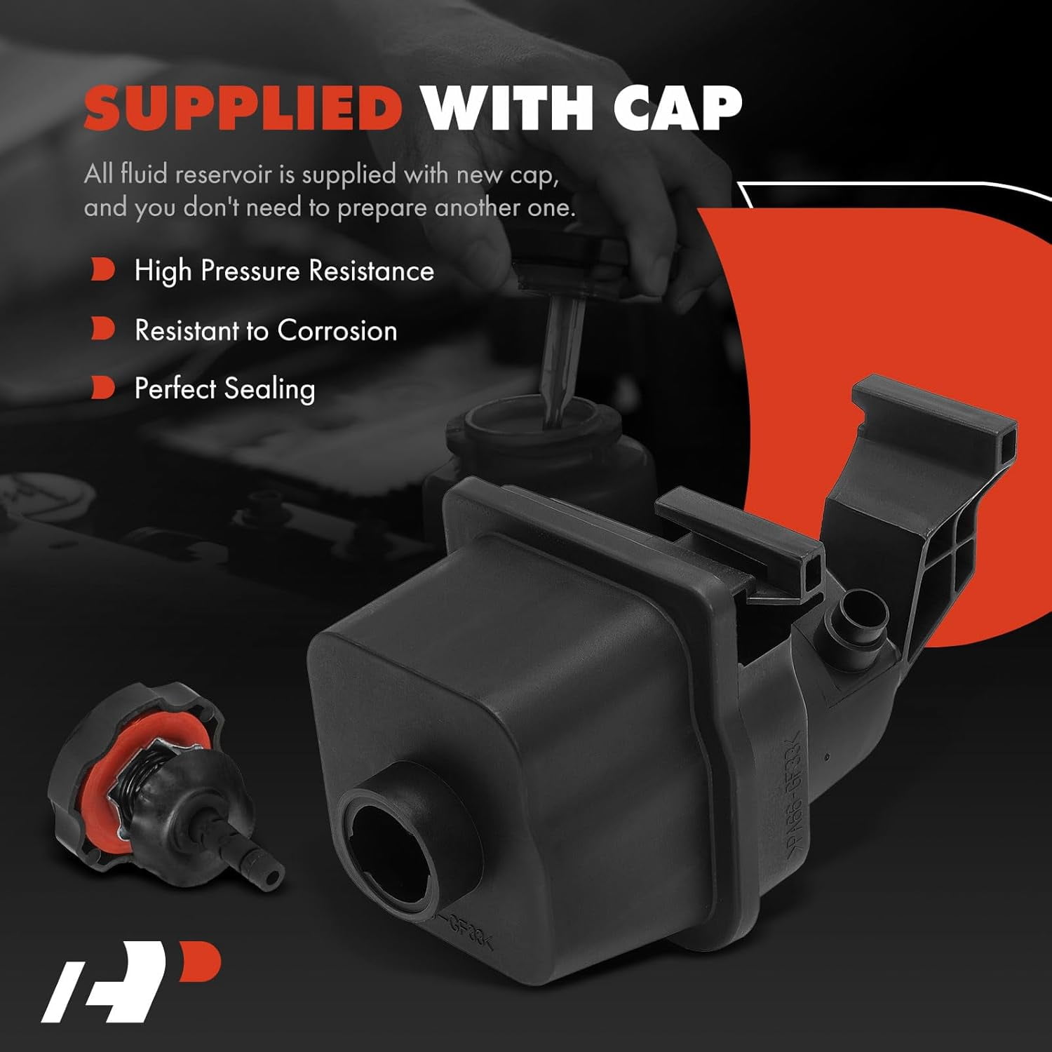 A-Premium Power Steering Reservoir with Cap Compatible with Chevrolet Trailblazer GMC Envoy Isuzu Ascender Oldsmobile Bravada Saab 9-7x Buick Rainier Fits select: 2009 CHEVROLET TRAILBLAZER LT