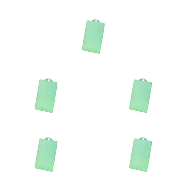 relayinert Slim PVC Transparent IC Card Bus Card Credit Card Card Bus Card Cover Case Holder Without Rope 5 5Set