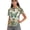 Butterfly Flower Pattern, variant on Dachshunds Print 1/4 Zip Golf Polo Shirt, Polyester Golf Polo Tops Breathable Soft Polo Shirts for Tennis Outdoor Hiking Size X-Small
