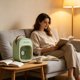 thumbnail image 5 of YiJuHui Portable USB Rechargeable Mini Desk Fan with Handle, 3 Speeds Quiet Personal Fan for Office Home Travel, Rechargeable Battery Operated Small Fan, Desktop Cooling Fan with Strong Airflow, 5 of 9