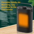 thumbnail image 2 of Small Mini Fan Heater, Vertical Home Heater, Ptc Ceramic Three Second Heat, 2 of 5