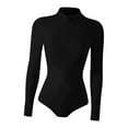 thumbnail image 4 of Dualoai Long Sleeve Swimsuit for Women Soft Swimwear for Wakeboarding Beach Swimming L, 4 of 9