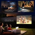 thumbnail image 2 of Mini Projecteur avec Applications Intégrées Wi-Fi et Bluetooth, Projecteur Intelligent Prenant en Charge 4K 1080P FHD, Réglage Auto Keystone à 180&deg; Compatible avec HDMI/TV, 2 of 7