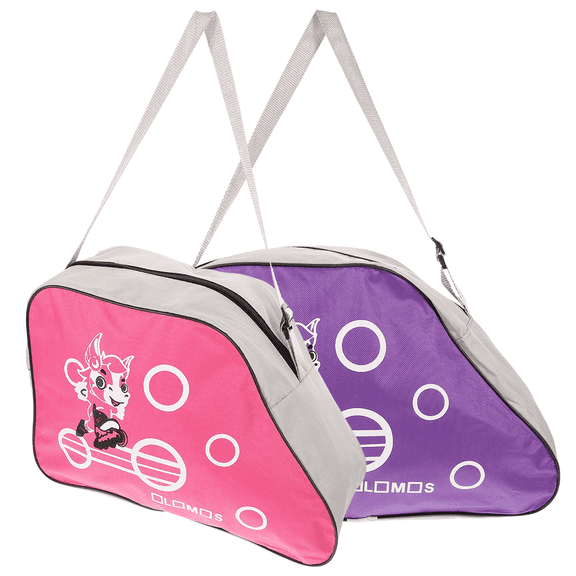 MIPCASE 2Pcs Roller Skate Bag Oxford Assorted Color Storage Triangle Outdoor Use for Skaters
