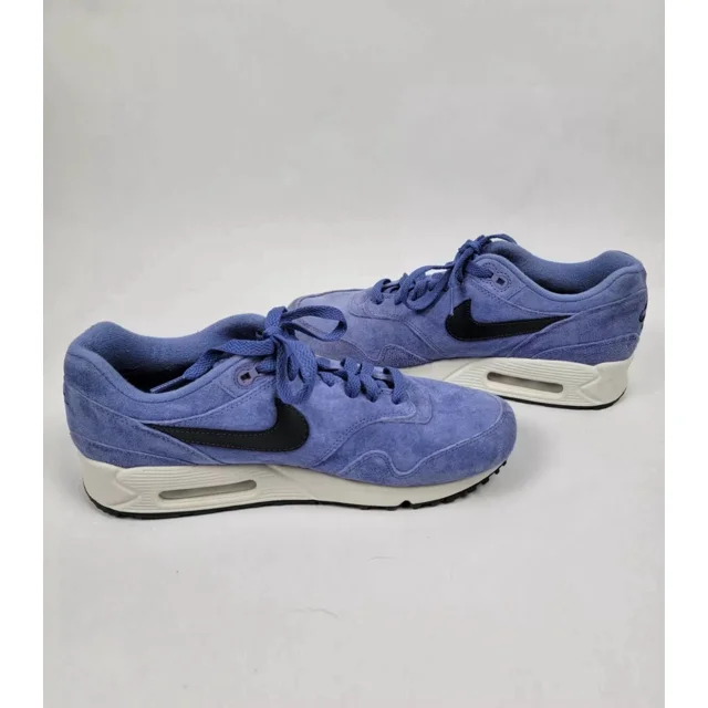 Ni - ke Ni - ke Air Max 90/1 Purple Basalt Sneakers AJ7695500 Shoes US Men's Size 11