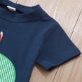 thumbnail image 4 of HCYSFG Girls Golf Applique Outfit Sets 2 Piece Clothing Sets Crewneck Short Sleeve T Shirt And Gingham Shorts Matching Sets, 4 of 4