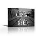 thumbnail image 1 of Need Christ - Contemporary Fine Art Giclee on Canvas Gallery Wrap - wall décor - Art painting - 17 x 13 Inch - Ready to Hang, 1 of 2