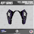 thumbnail image 4 of Kalair GFX Graphics Kit for Suzuki ATV LTZ400 (2009-2014) Rift Series, 4 of 5