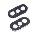 thumbnail image 2 of 2pcs Alliage de Caméra de Protection Anneau Lentille Couvercle Compatible pour iPhone x (Noir), 2 of 7