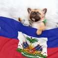 thumbnail image 2 of Haitian Flag Dog Blanket Soft Warm Flannel Cat Blanket Great Pet Throw for Cats Puppy Small Medium Large Dog, 2 of 7