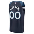 thumbnail image 3 of Youth Fanatics  Navy Minnesota Timberwolves Fast Break Custom Jersey - Icon Edition, 3 of 3