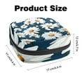 thumbnail image 3 of Makeup Bag Daisy Cosmetic Bag Makeup Pouch Travel Toiletry Bag Organizer Storage Bag for Women Girls, 3 of 7