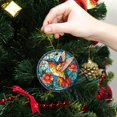 thumbnail image 6 of Funny Christmas Ornament,Funny Christmas Ornament,,Xmas Round Ceramic Pendant, 6 of 6