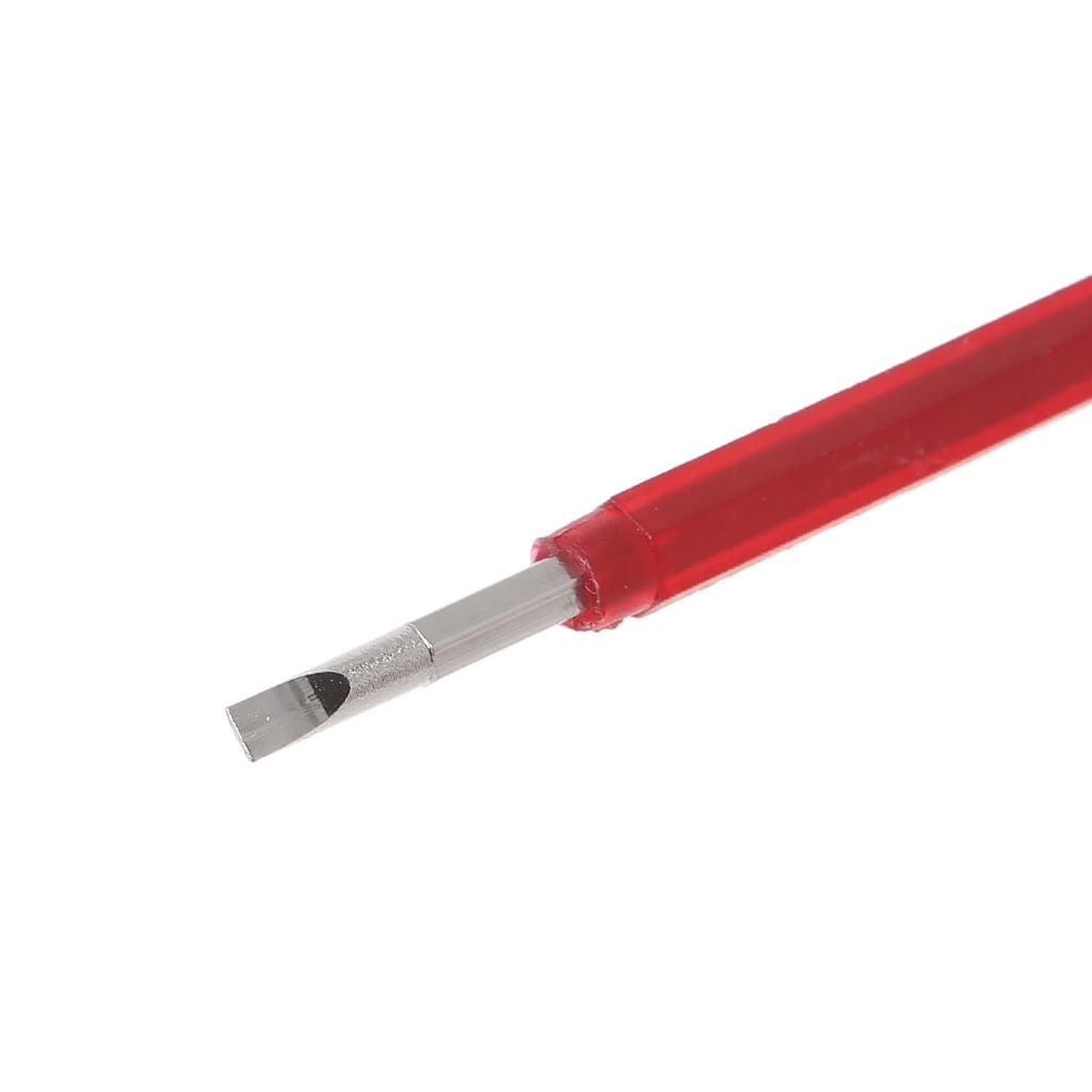 Voltage 100-500V Indicator Cross & Slotted Screwdriver Electric Test Pen Durable 