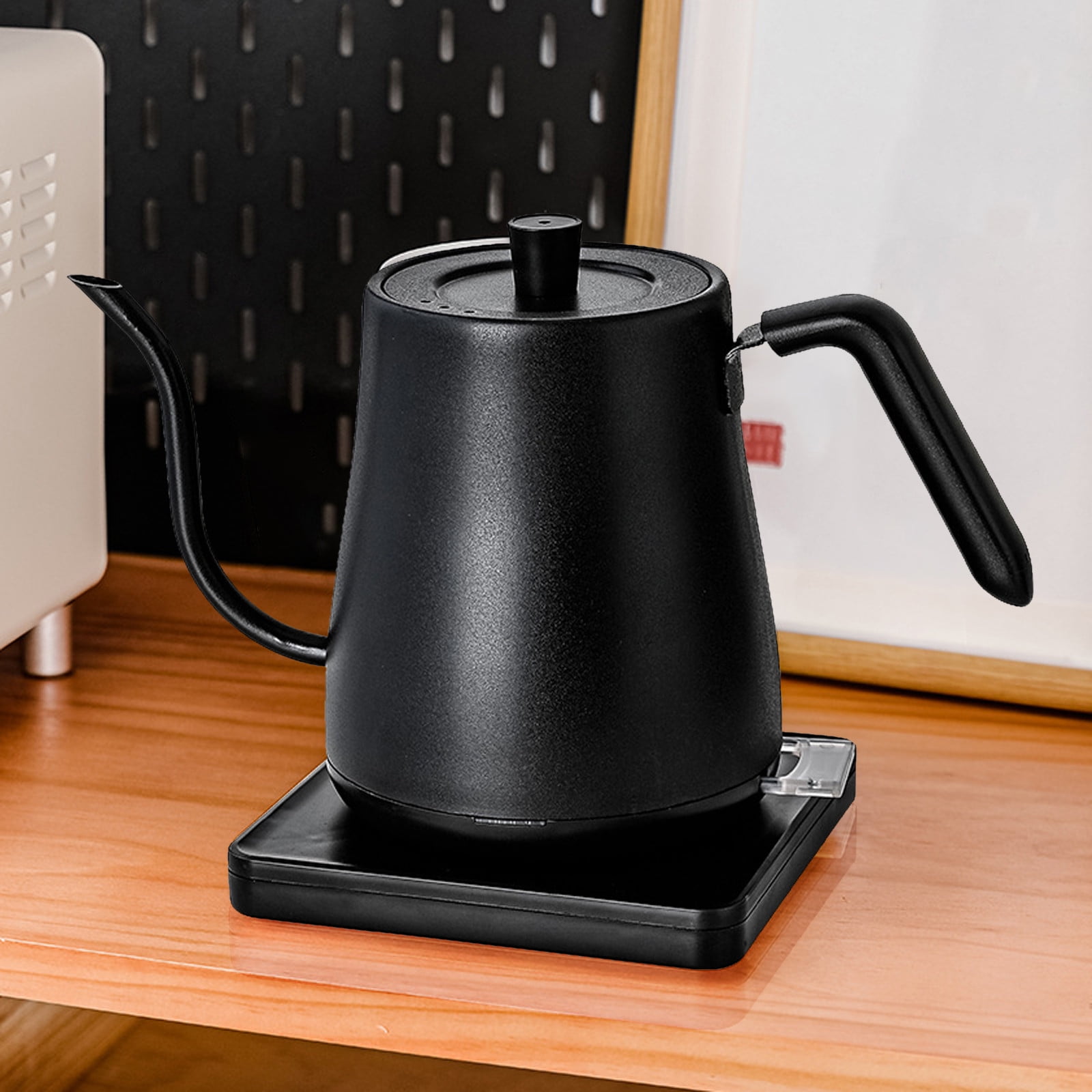 Wovilon Electric Kettle Gooseneck Kettle, 800Ml Water Kettle, Tea Pot Stainless Steel For Coffee Tea With Fast Heating, Auto-Shut Off And Boil-Dry Protection Tech