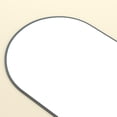 thumbnail image 3 of Modern Large Arched Mirror Full Length Floor Mirror with Stand 70.8"x32" - Black, 3 of 5