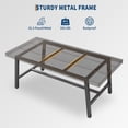 thumbnail image 4 of Dining Table, Dining Room Table for 4-6 People, Modern Farmhouse, for Kitchen, Quick Assembly, Heat-Resistant Surface, 31.5"D x 63"W x 30"H, 4 of 8